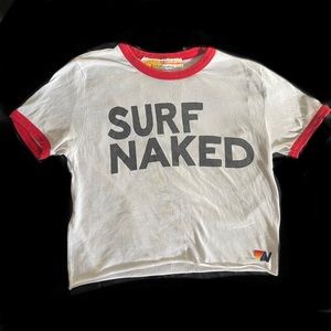 Aviator Nation Surf Naked Ringer Tee